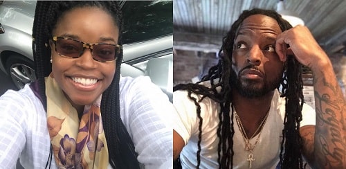 A picture of Rodricous's parents, Erica Gillis and Shooter Gates.